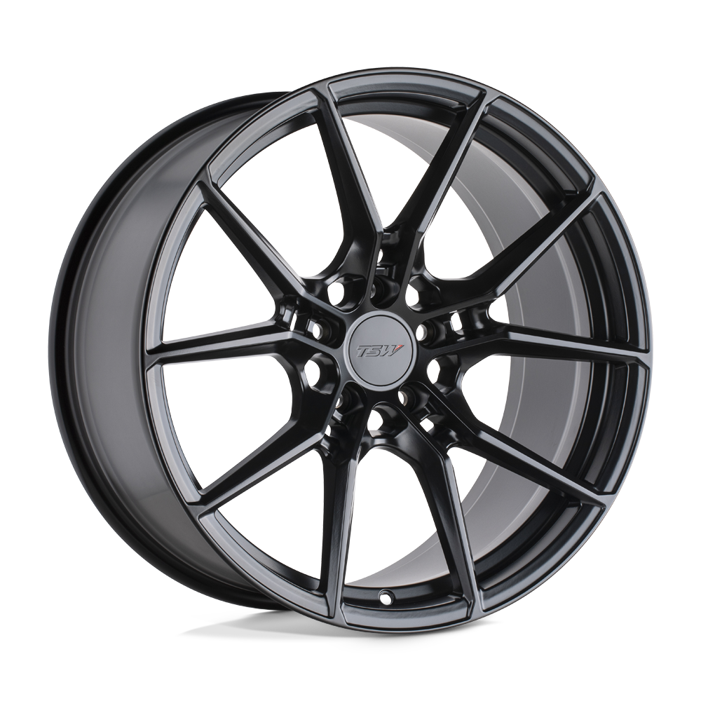 TSW NEPTUNE SEMI GLOSS BLACK 18X8 5x114.3 et35 76.1