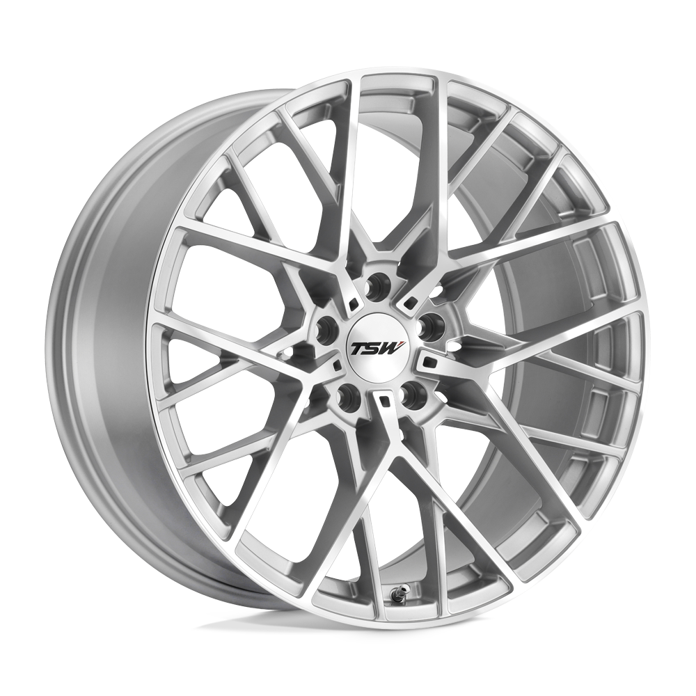 TSW SEBRING SILVER W/  MIRROR CUT FACE 22X9 5x120 et32 76.1