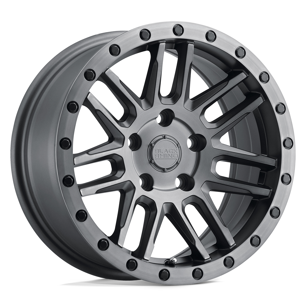 Black Rhino ARCHES MATTE BRUSHED GUNMETAL W/ BLACK BOLTS 18X9.5 6x139.7 et-18 112.1