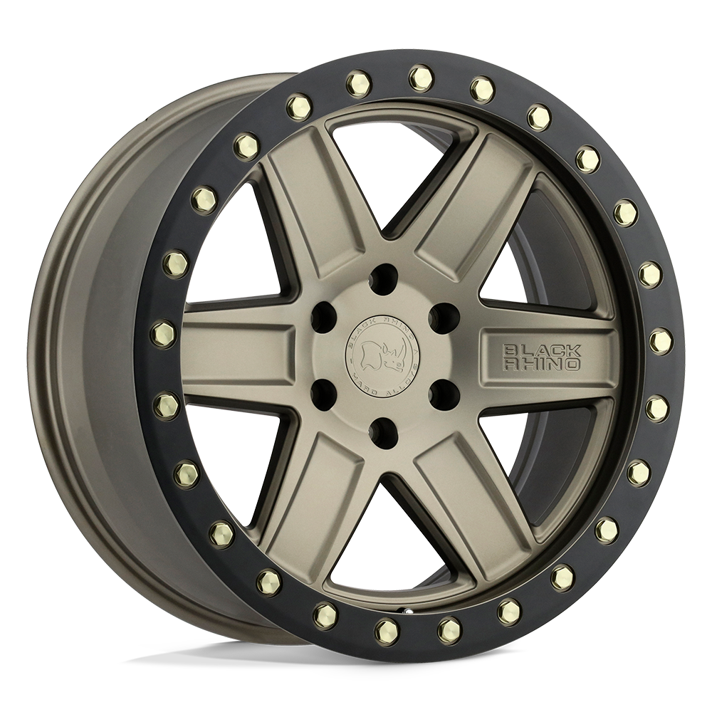Black Rhino ATTICA MATTE BRONZE W/ BLACK RING 20X9.5 5x127 et-18 71.5