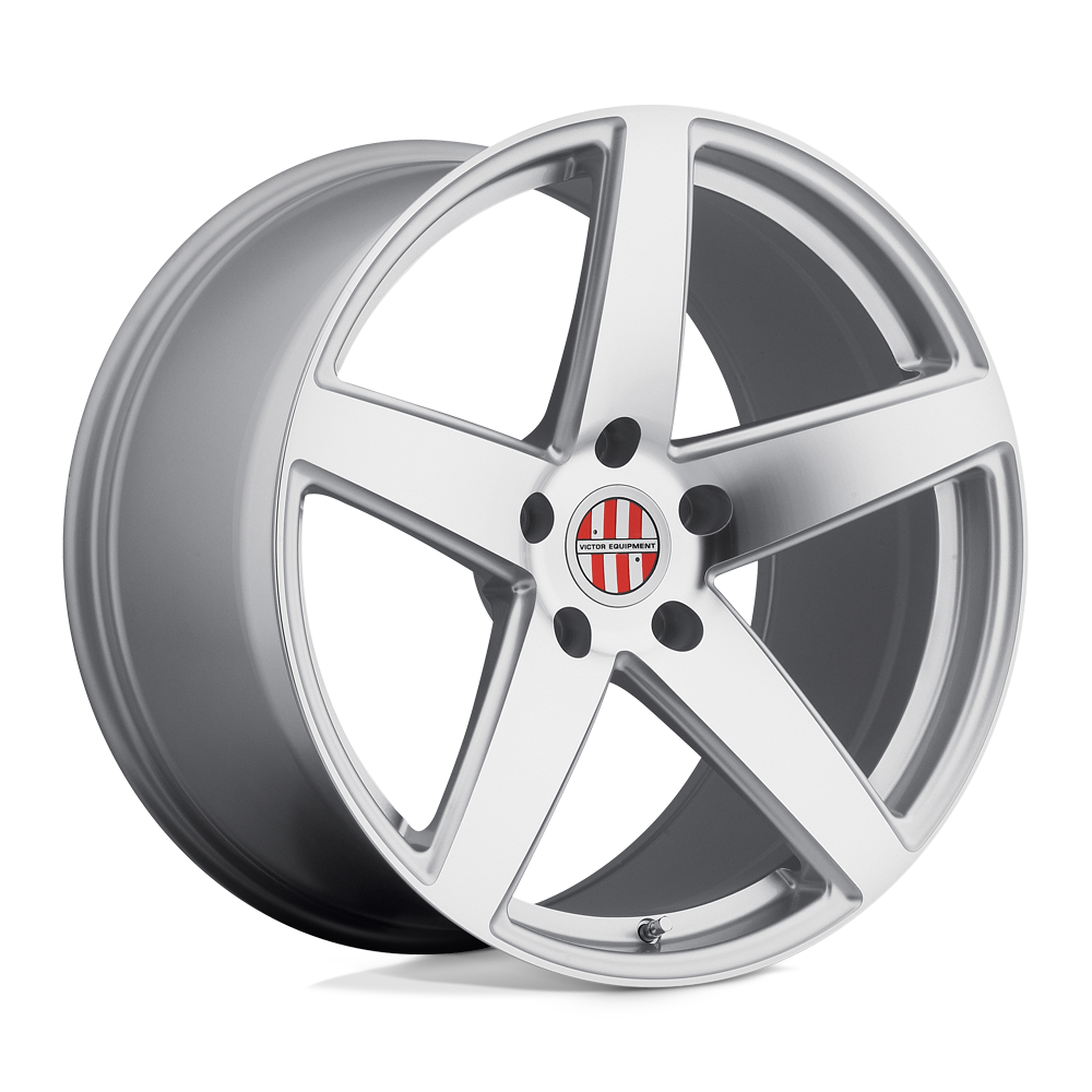 Victor Equipment BADEN SILVER W/ MIRROR CUT FACE 20X11 5x130 et55 71.5