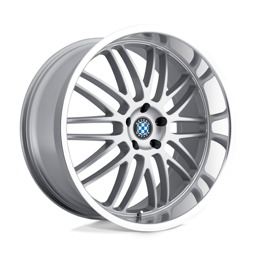 Beyern MESH SILVER W/ MIRROR CUT LIP 22X11 5x120 et25 72.56