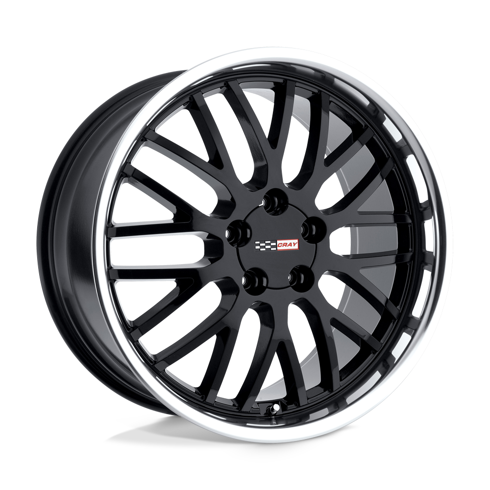 Cray MANTA GLOSS BLACK W/ MIRROR CUT LIP 20X10.5 5x120.65 et65 70.3