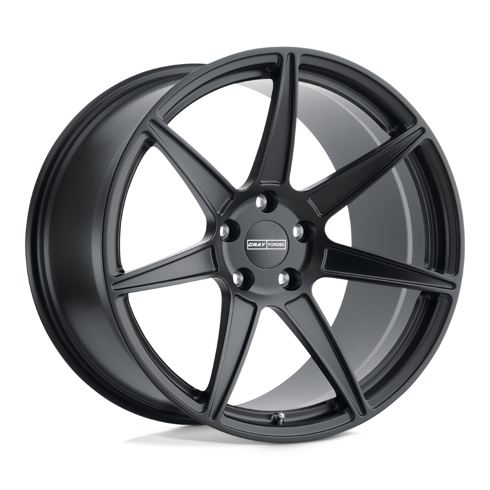 Cray ISURUS MATTE BLACK 20X10 5x120.65 et37 70.3