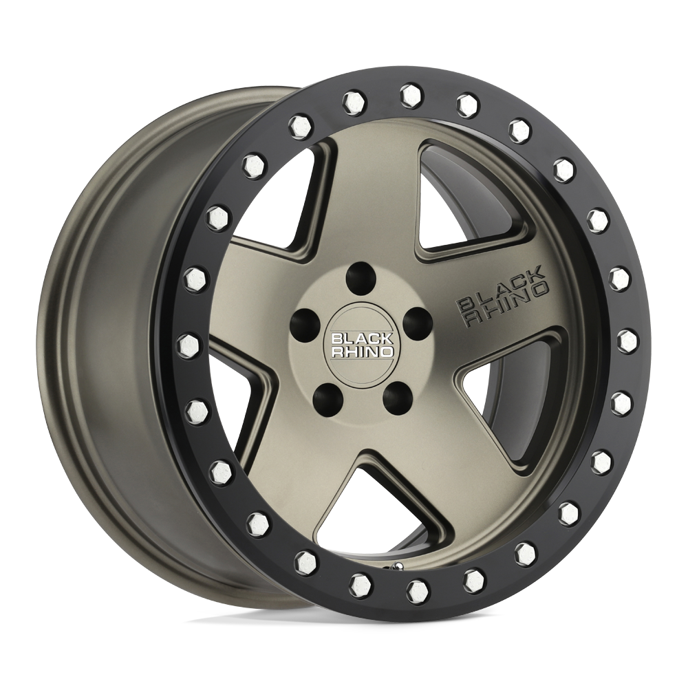 Black Rhino CRAWLER MATTE BRONZE W/ BLACK RING 18X9.5 6x139.7 et-18 112.1