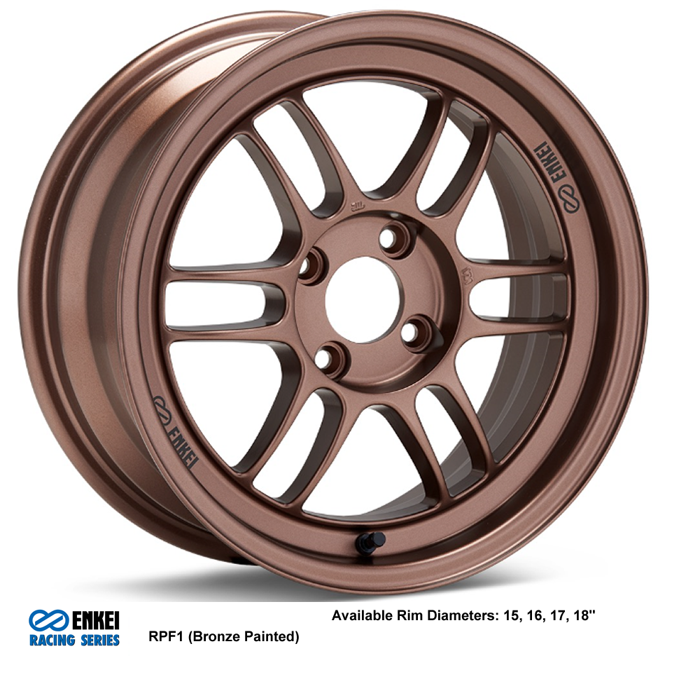 ENKEI RPF1 15x8 +28 4x100 CB75 BRONZE DISCONTINUED