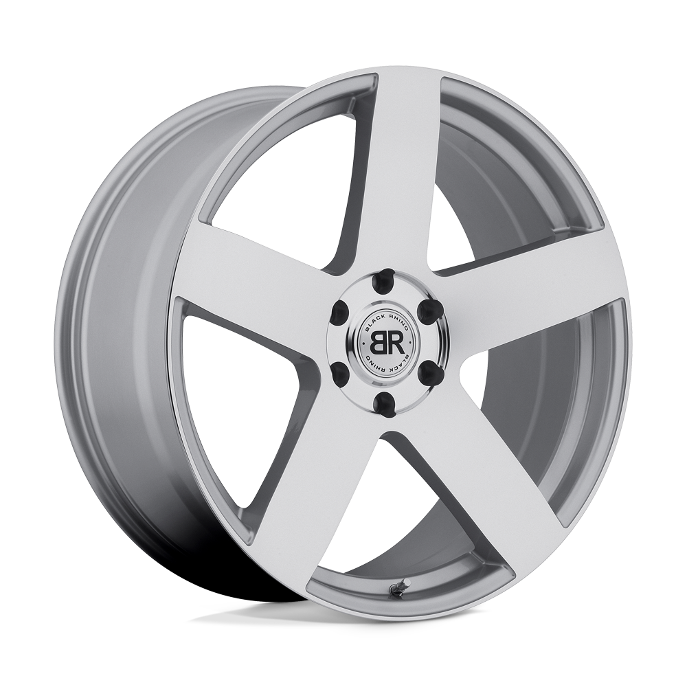 Black Rhino EVEREST SILVER W/ MIRROR-CUT FACE 22X9.5 6x135 et30 87.1
