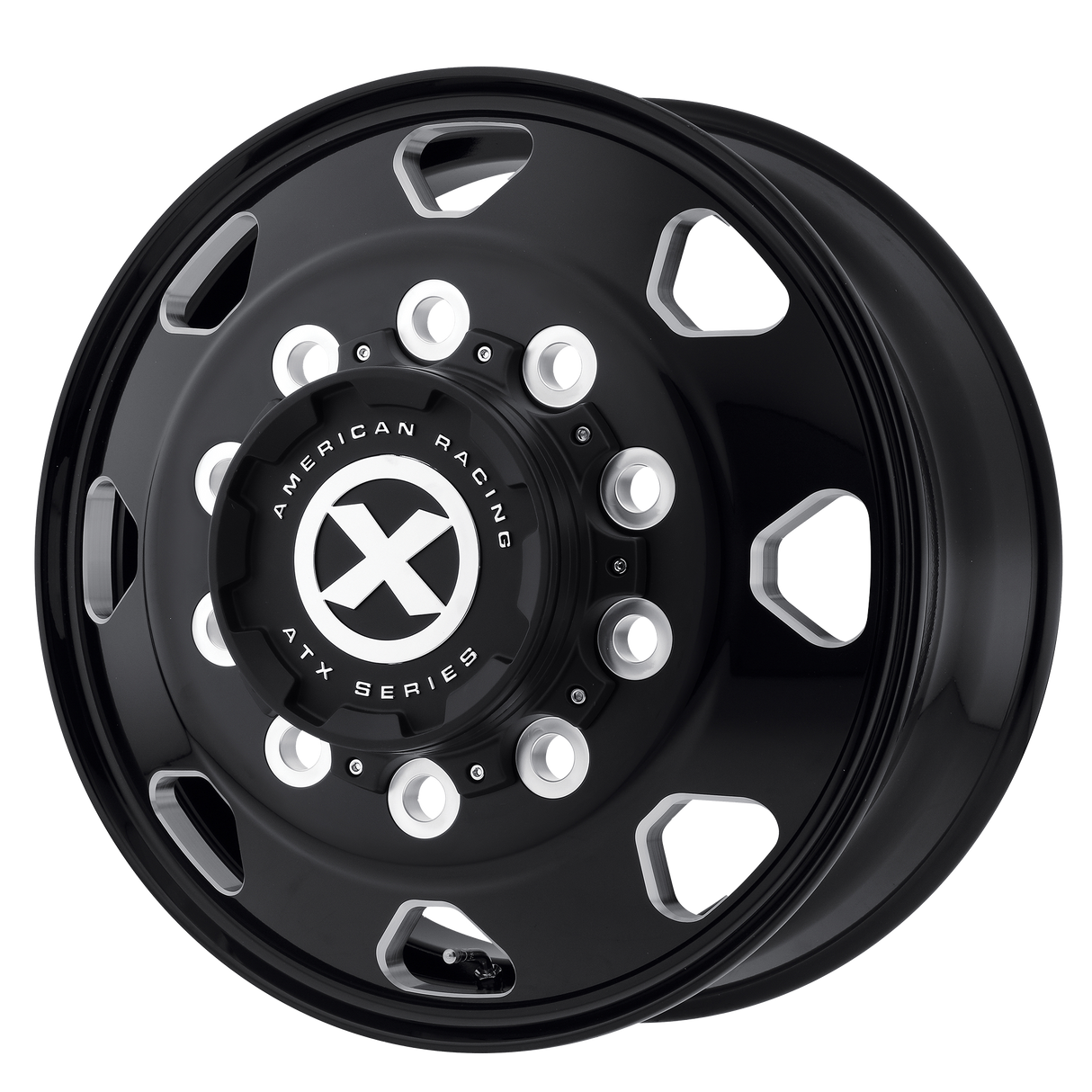 ATX AO401 OCTANE SATIN BLACK MILLED - FRONT 22.5X8.25 10x285.75 et144 220.1