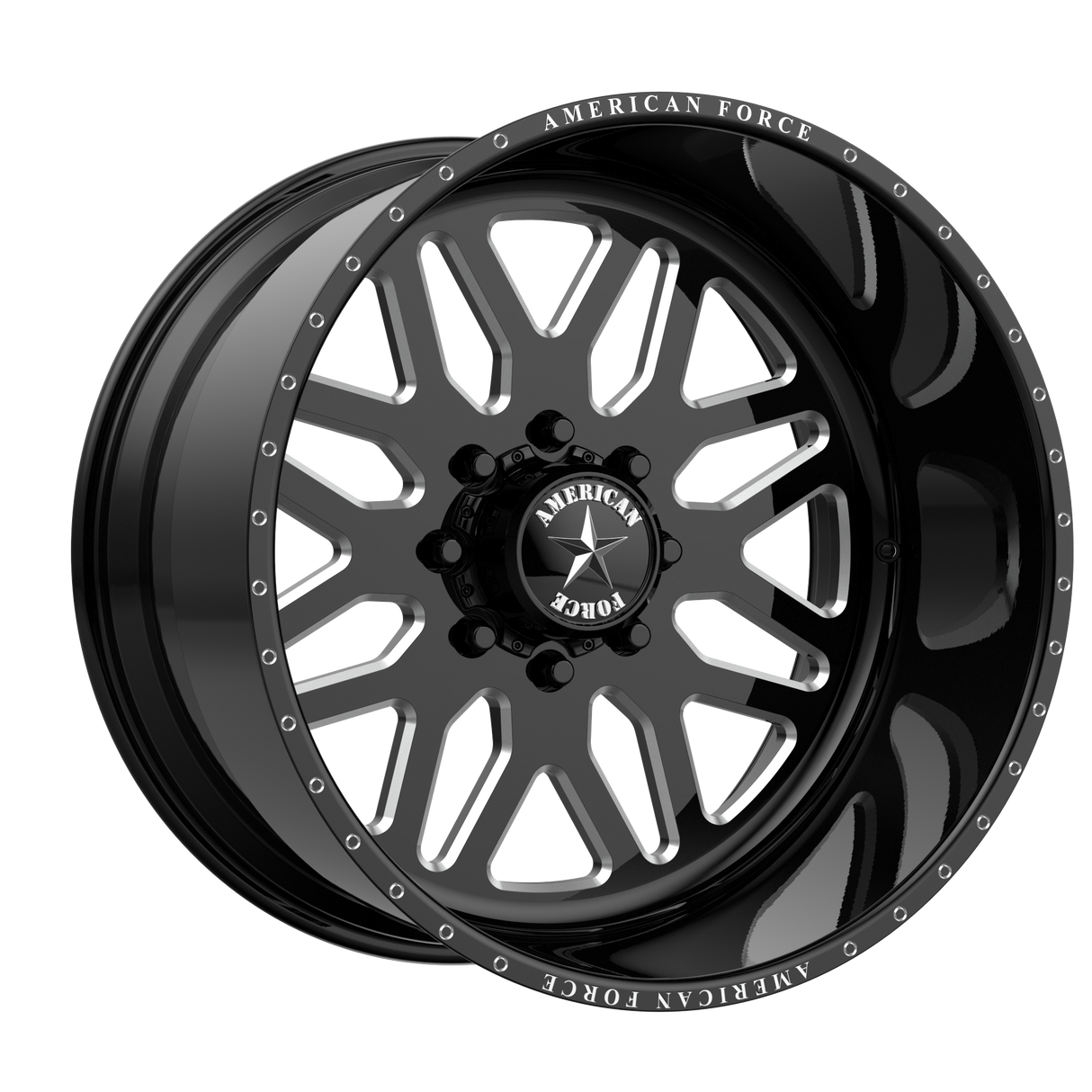 American Force AFW B02 TRAX SS BLACK 20X12 8x165.1 et-40 122.4
