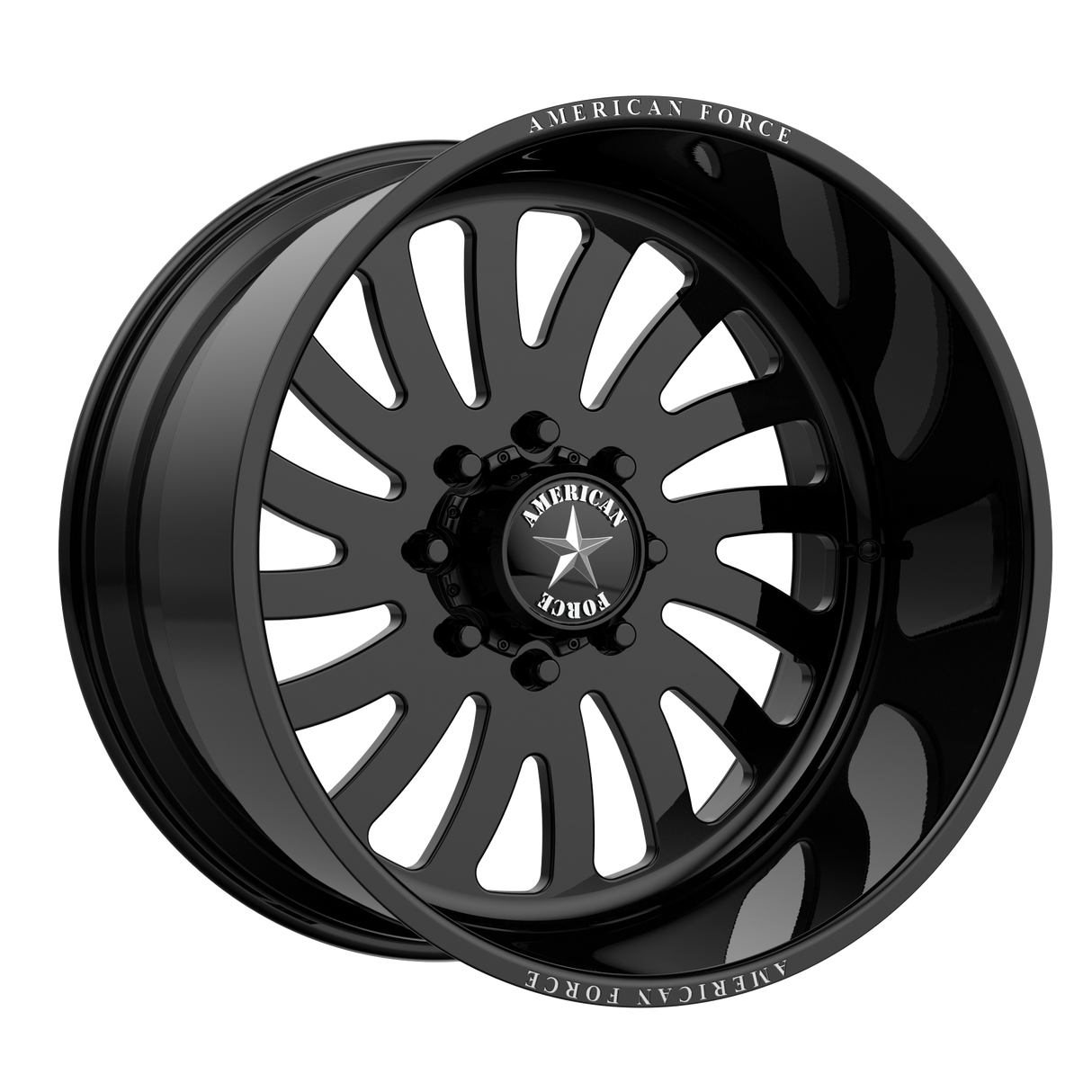 American Force AFW 74 OCTANE SS BLACK 20X12 8x165.1 et-40 122.4