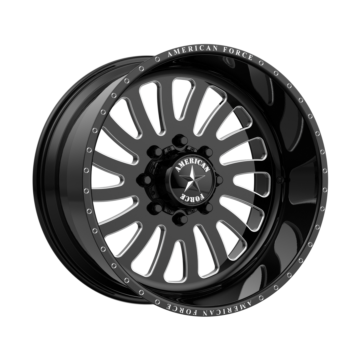 American Force AFW 74 OCTANE SS BLACK 20X10 6x139.7 et-25 78.1