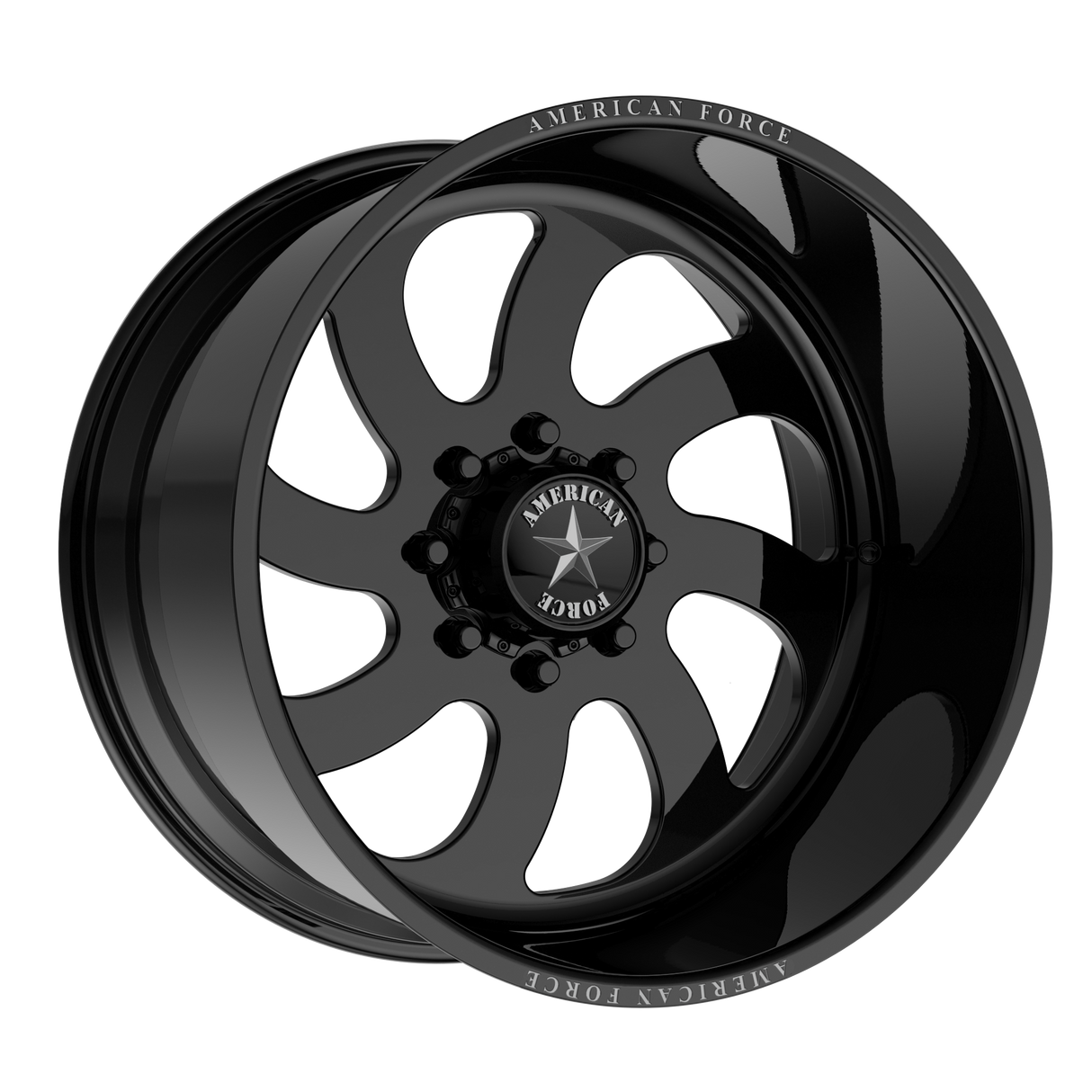 American Force AFW 76 BLADE SS BLACK 20X10 8x170 et-25 125.1