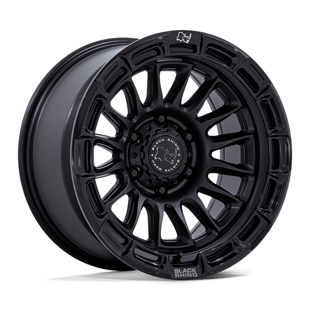 Black Rhino BR025 RIVAL MATTE BLACK W/ GLOSS BLACK LIP 17X9 5x127 et-12 71.5