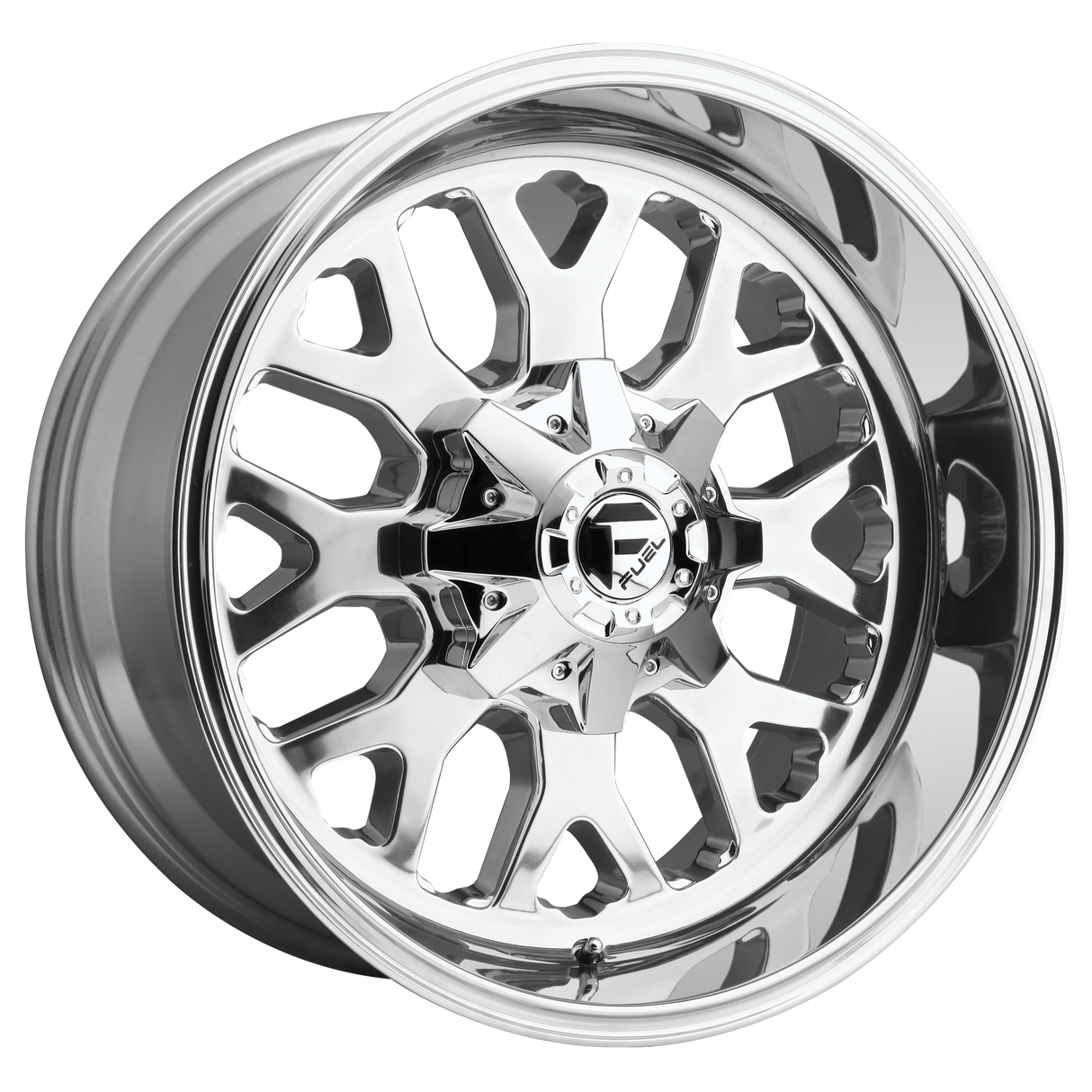 Fuel 1PC D586 TITAN HIGH LUSTER POLISHED 20X12 5x114.3/5x127 et-43 78.1