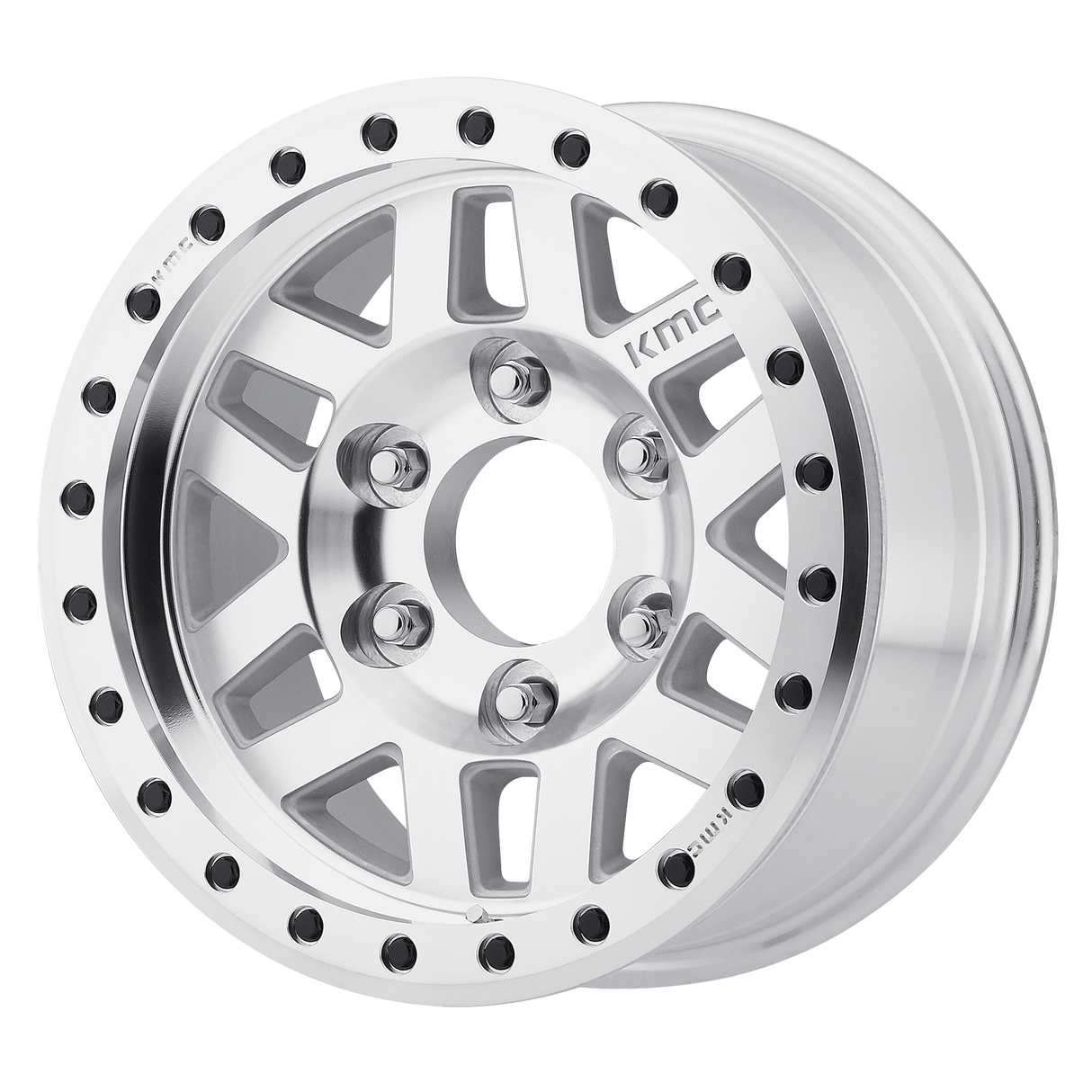 KMC KM228 MACHETE DESERT BEADLOCK MACHINED 17X8.5 6x165.1 et0 108