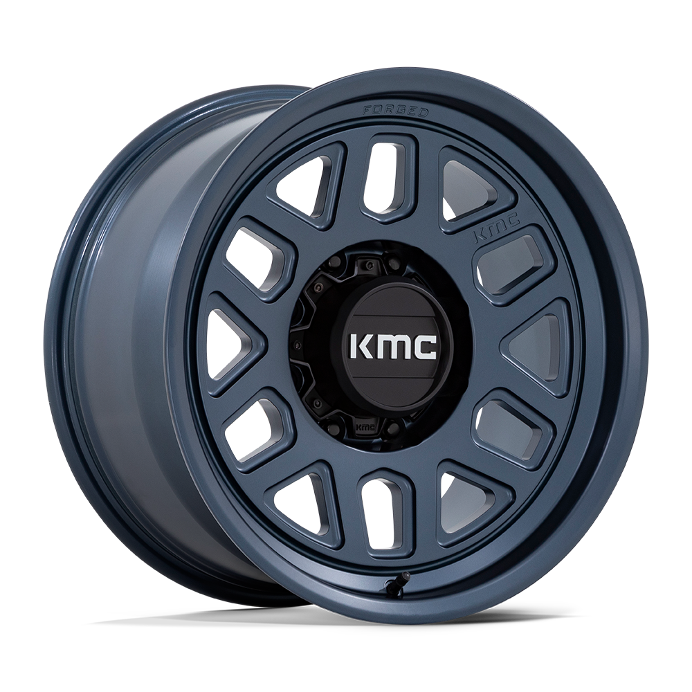 KMC KM451 MESA FORGED MONOBLOCK METALLIC BLUE 18X9 8x165.1 et-12 125.1