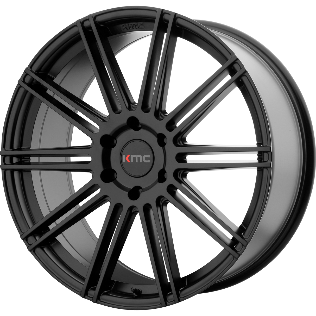 KMC KM707 CHANNEL SATIN BLACK 22X9.5 5x120 et30 74.1