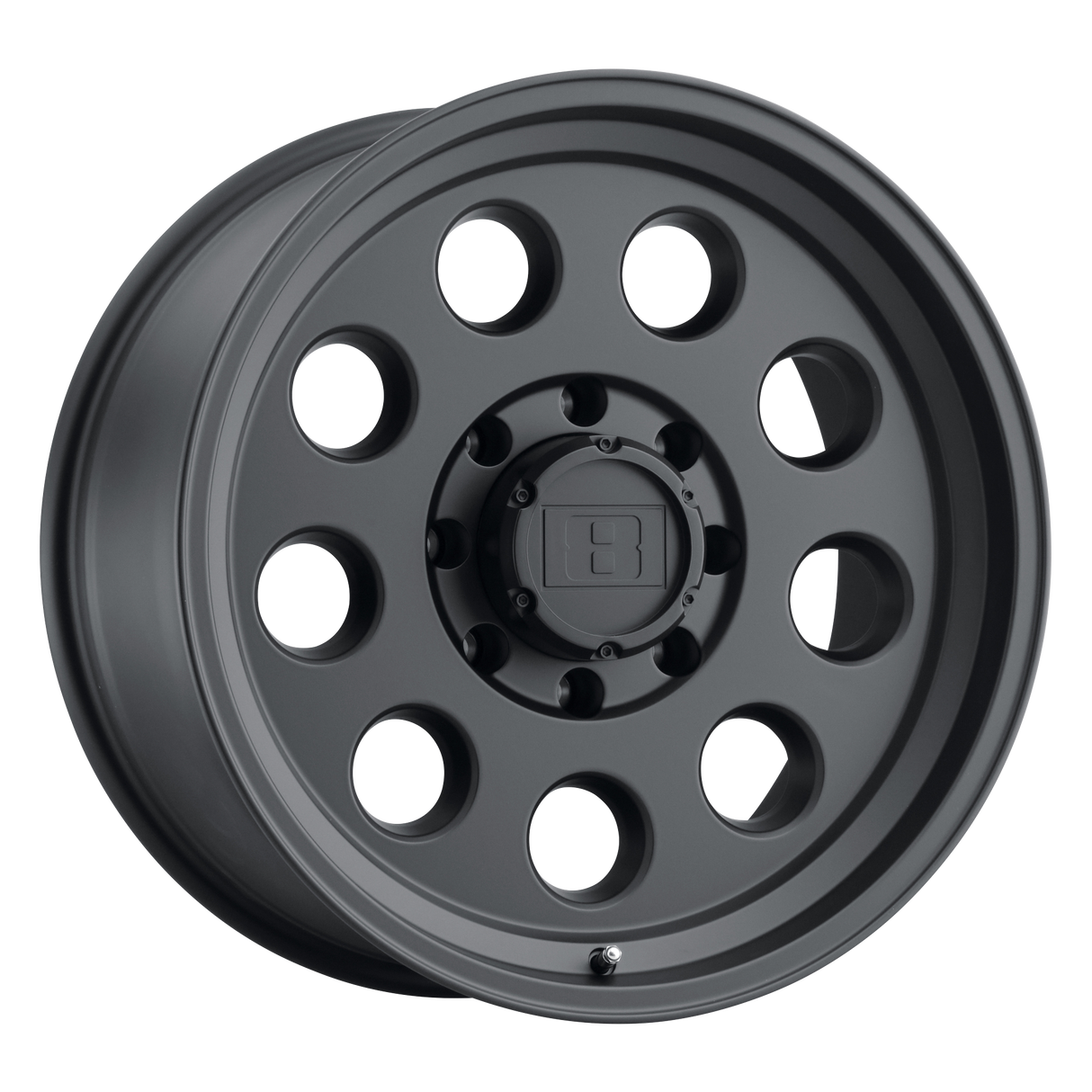 Level 8 HAULER MATTE BLACK 15X6 6x139.7 et0 108