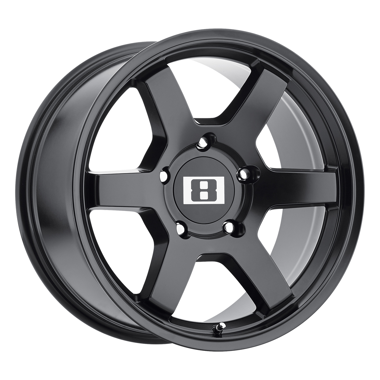 Level 8 MK6 MATTE BLACK 16X8 6x139.7 et0 106.1