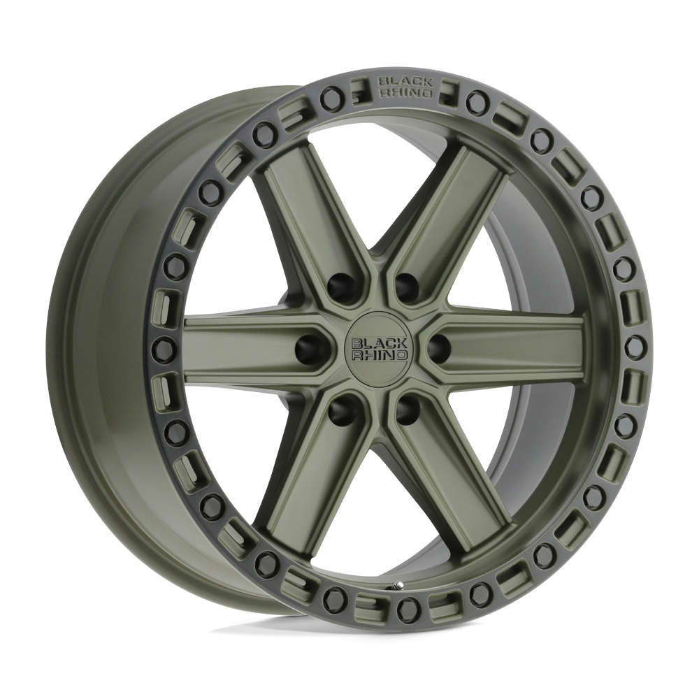 Black Rhino HENDERSON OLIVE DRAB GREEN W/ BLACK RING 20X9.5 6x135 et0 87.1
