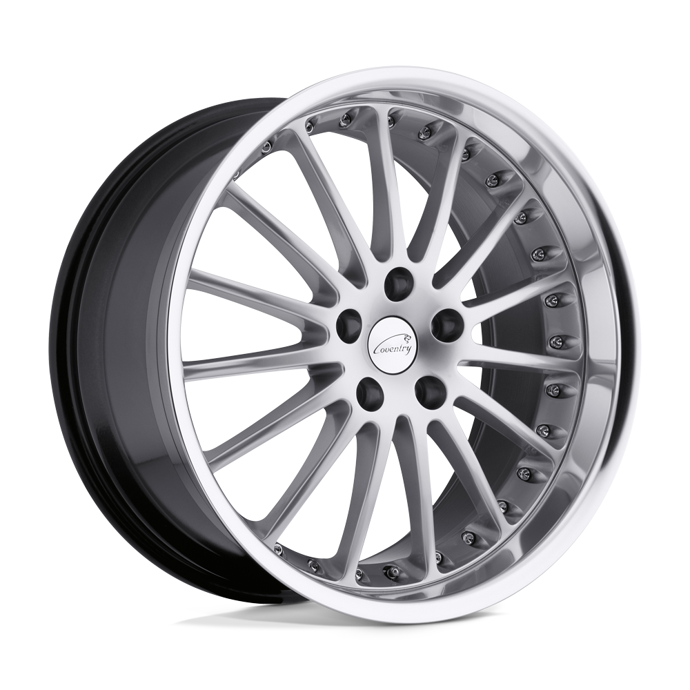 Coventry WHITLEY HYPER SILVER W/ MIRROR CUT LIP 19X8.5 5x120.65 et30 73.8