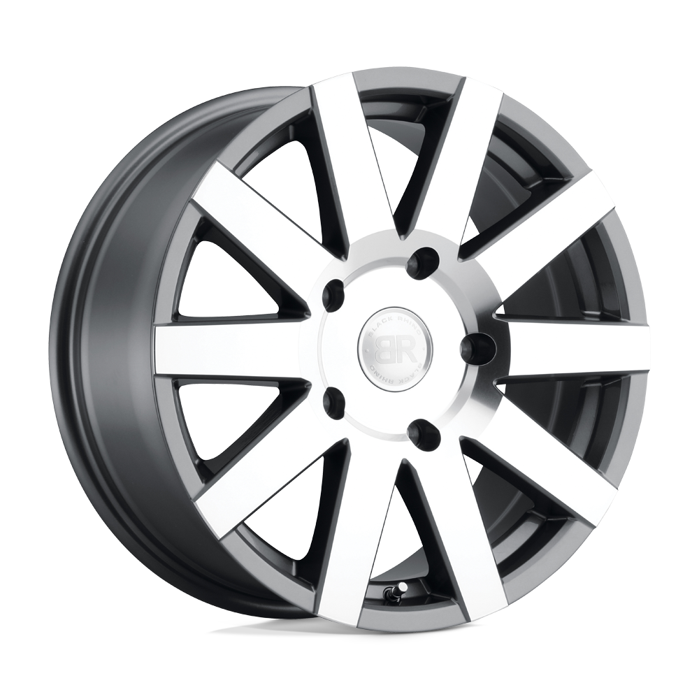 Black Rhino JOURNEY GLOSS GUNMETAL W/ MIRROR-CUT FACE 16X7.5 6x139.7 et35 112.1