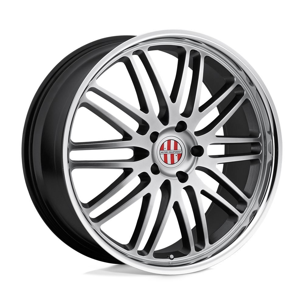 Victor Equipment LEMANS HYPER SILVER W/ MIRROR CUT LIP 20X11 5x130 et36 71.5
