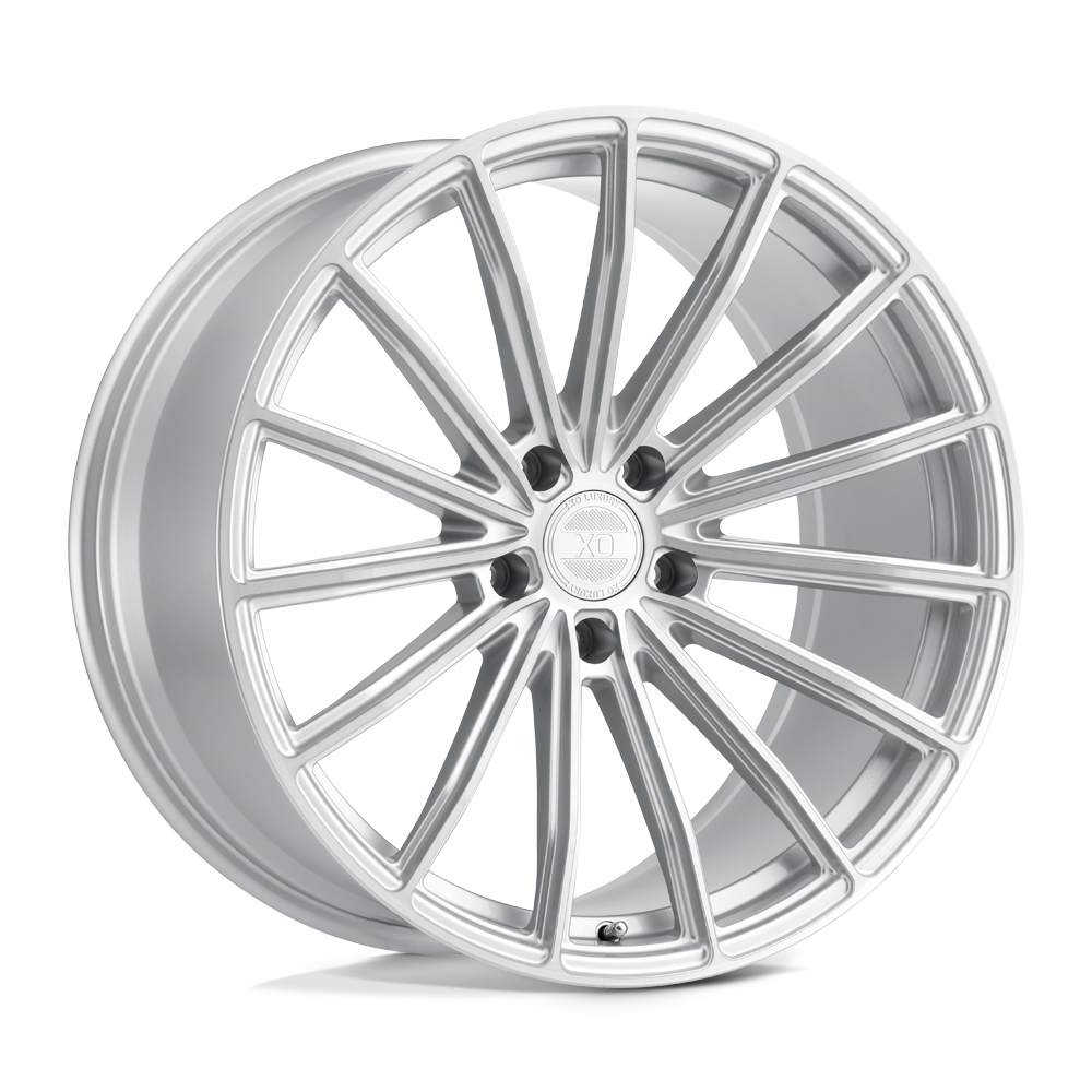 XO LONDON SILVER W/ BRUSHED FACE 22X9 5x115 et15 71.5