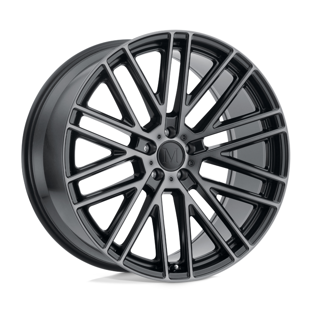 Mandrus MASCHE SEMI GLOSS BLACK W/ MIRROR CUT FACE 20X9 5x112 et45 66.56