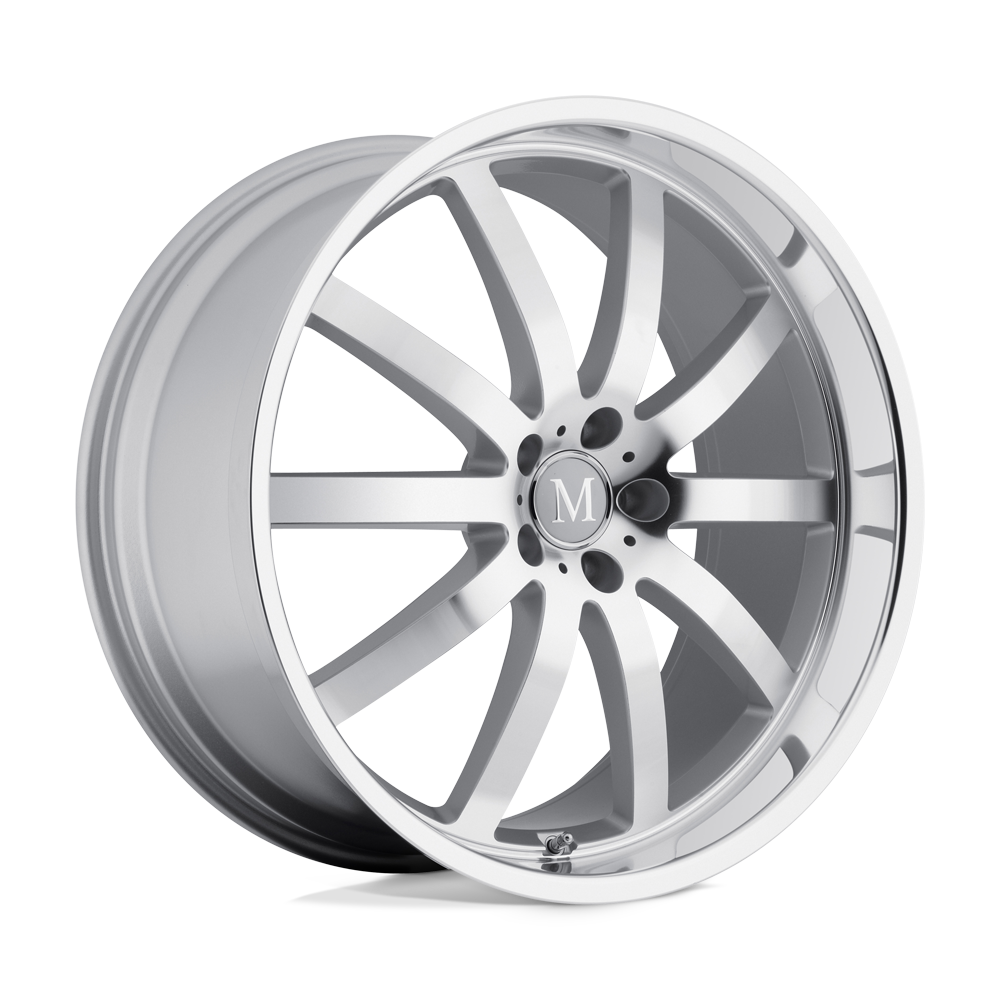 Mandrus WILHELM SILVER W/ MIRROR CUT FACE & LIP 18X9.5 5x112 et35 66.56
