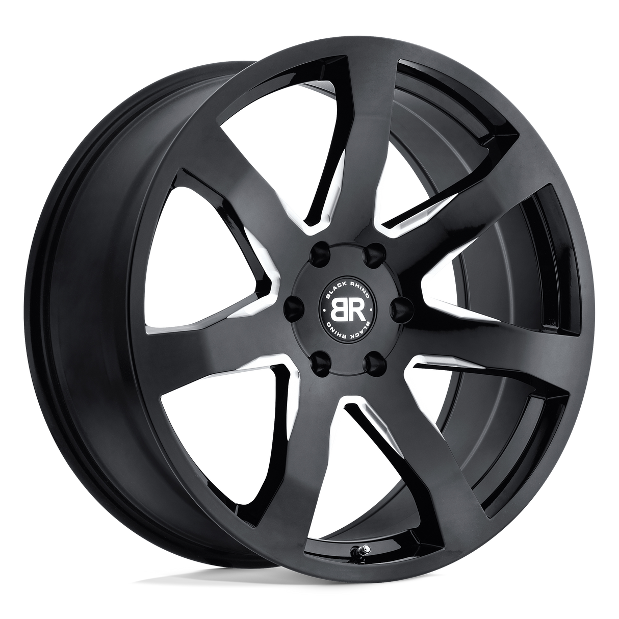 Black Rhino MOZAMBIQUE GLOSS BLACK & MILLED 24X10 6x139.7 et25 112.1