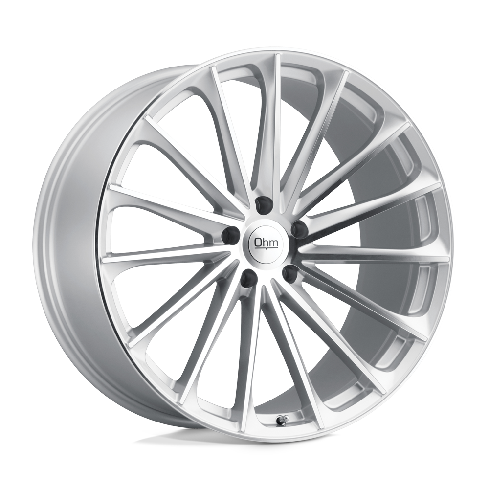 OHM PROTON SILVER W/ MIRROR FACE 22X9 5x120 et25 64.15