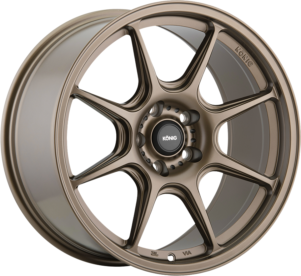 Konig Lockout Matte Bronze 17x8 5x100 et38 73.1