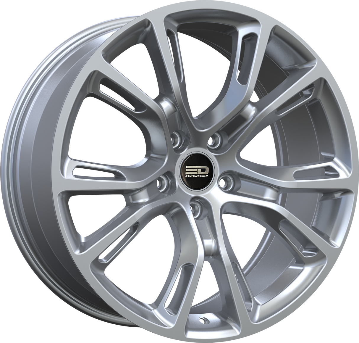 Euro Design SRT Hyper Silver 18x8 5x127 et35 71.56