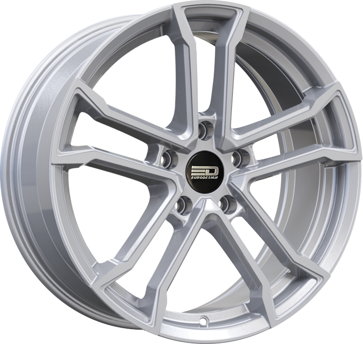 Euro Design Monaco Hyper Silver 17x7.5 5x114.3 et42 60.1