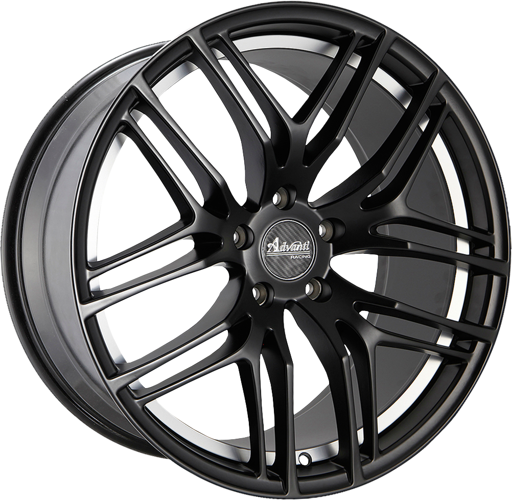 Advanti Bello Matte Black w/ Undercut 19x9.5 5x112 et45 66.56