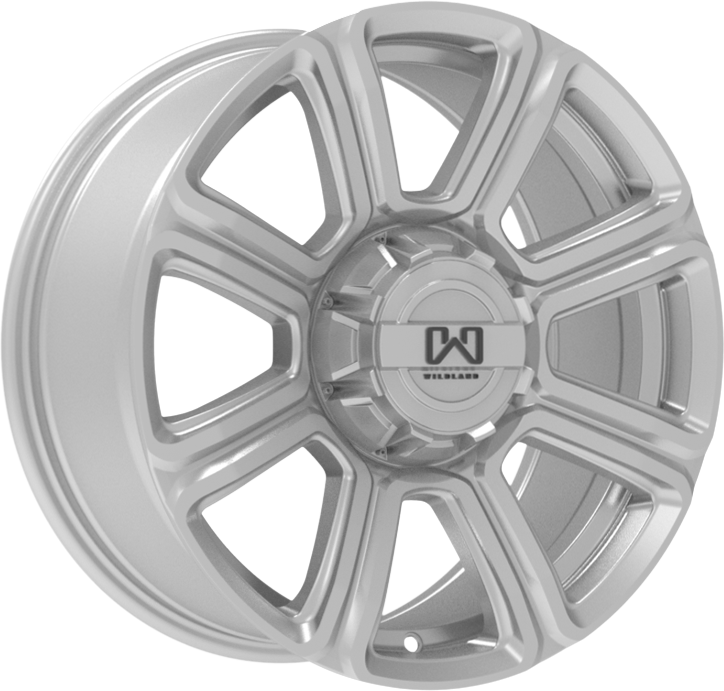 Wildland Hurricane Silver 20x8.5 6x120 et35 66.9