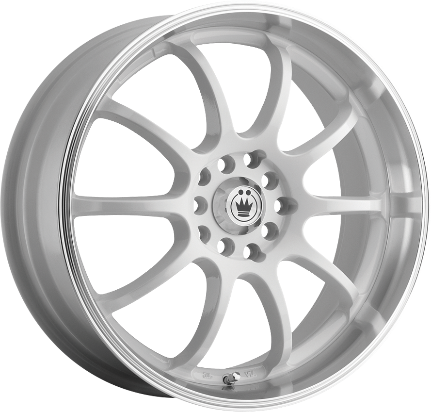 Konig Lightning White w/ Machined Lip 16x7 4x100/4x114.3 et40 73.1
