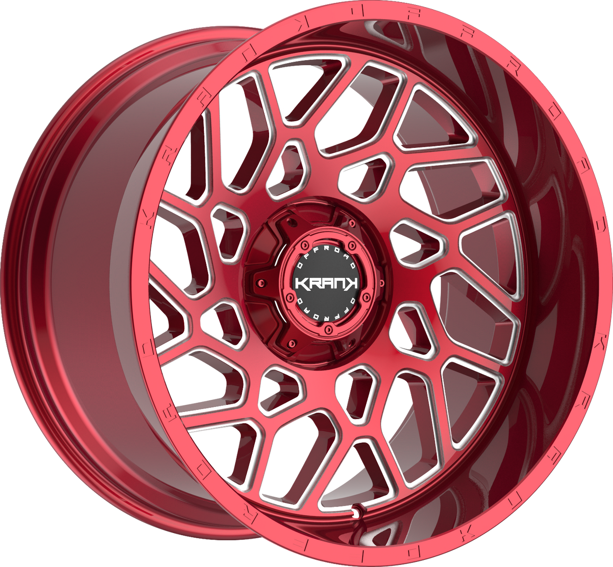 Krank Offroad Ambush Red Clear 22x12 6x135/6x139.7 et-44 108
