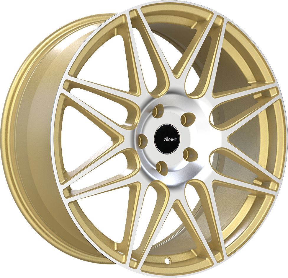Advanti Classe Gold w/ Machined Face 19x9.5 5x108 et45 73.1