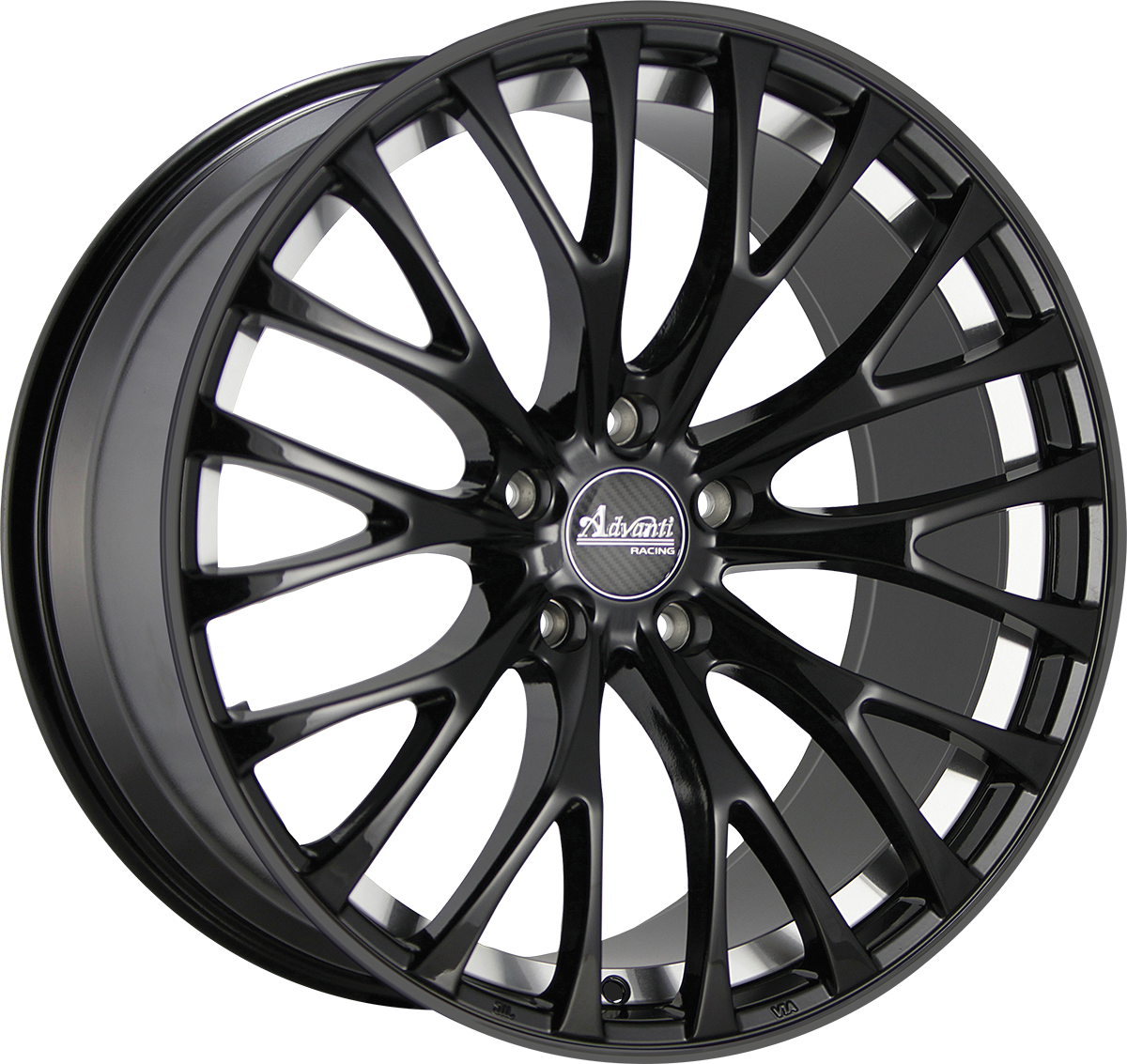 Advanti Fastoso Matte Black w/ Machined Undercut 18x8 5x112 et45 66.56