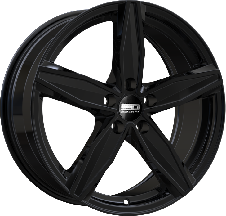 Euro Design (EFS) Berlin - EFS Gloss Black 16x7 5x100/5x105/5x110/5x112/5x115/5x118/5x108/5x114.3/5x98 et42 72.6