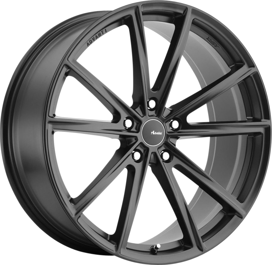 Advanti Torcere Matte Black 20x9 5x114.3 et40 73.1