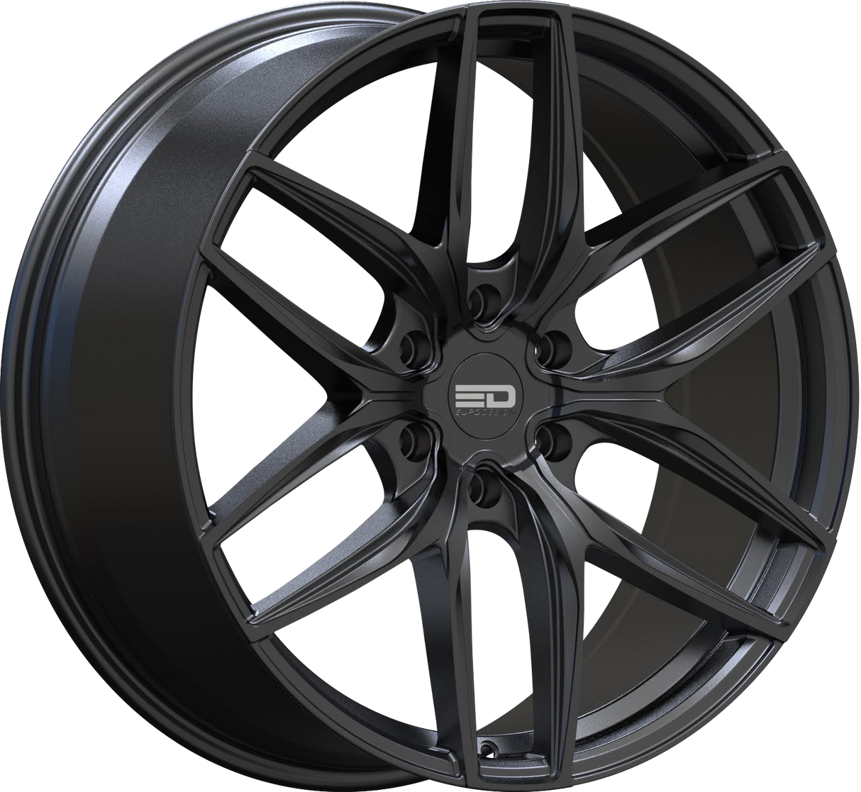 Euro Design Forza 6 Matte Black 20x9 6x139.7 et15 78.1