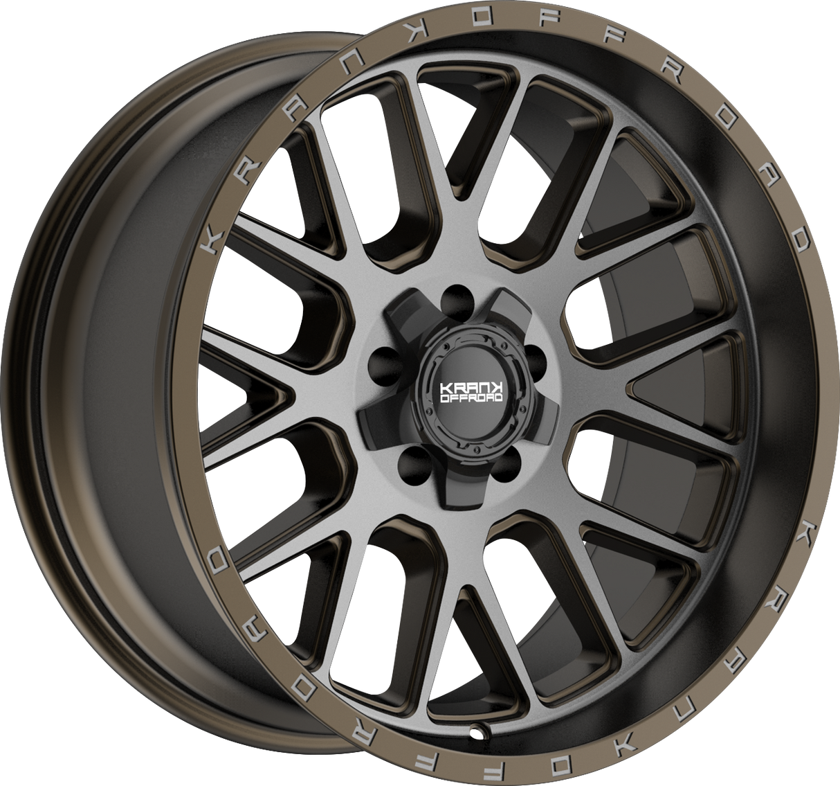 Krank Offroad Fuse Bronze Dark Tint 20x10 5x127/5x139.7 et-18 77.8
