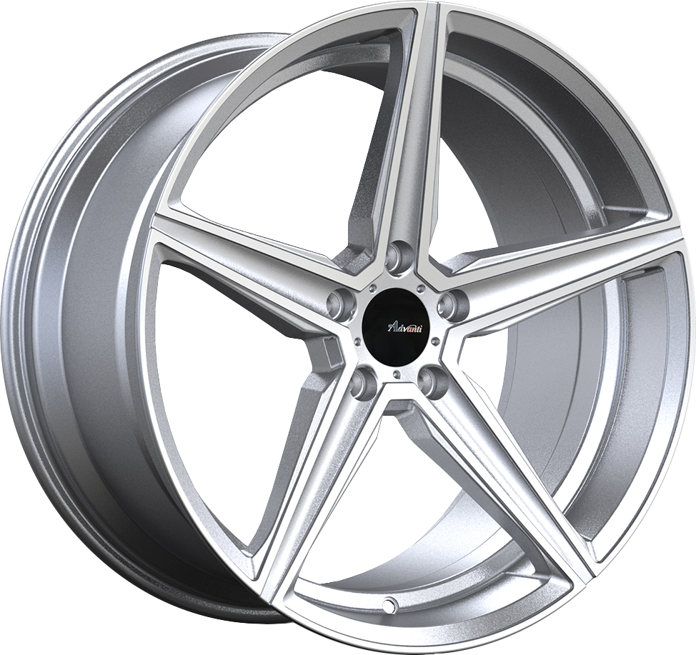 Advanti Cammino Silver w/ Machined Face 20x10 5x114.3 et45 73.1