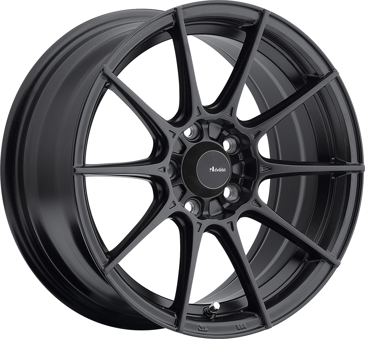 Advanti Storm S1 Matte Black 15x7 4x100 et35 73.1