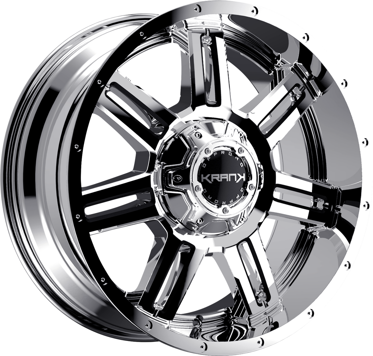 Krank Offroad Force Chrome 20x9 6x135/6x139.7 et-12 108