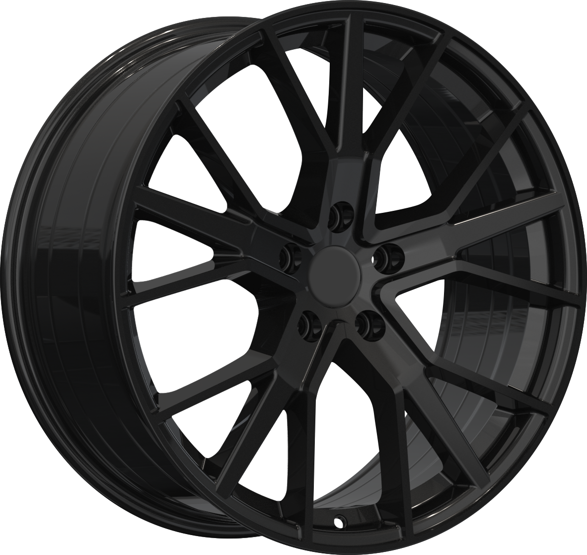 YKW Replicas AR14 Gloss Black 18x8 5x112 et45 66.6
