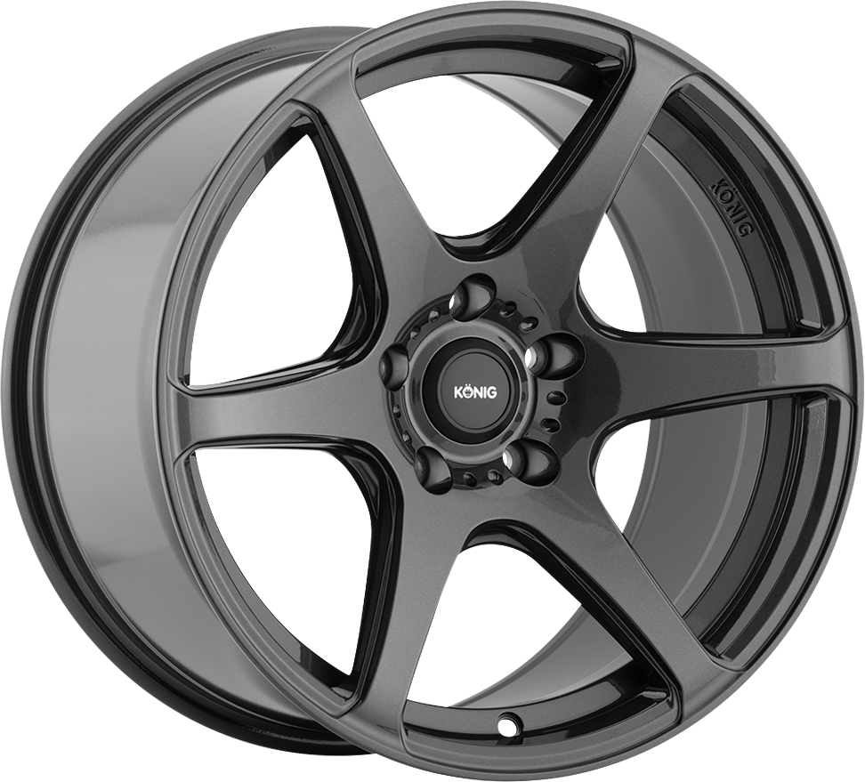 Konig Tandem Gloss Graphite 17x8 5x114.3 et35 73.1